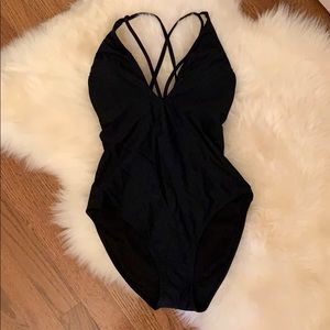 Black xhilaration one piece